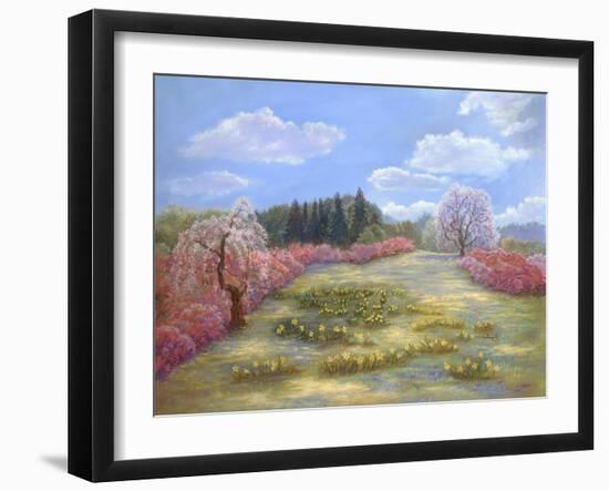 Azalea Meadow-Judy Mastrangelo-Framed Giclee Print