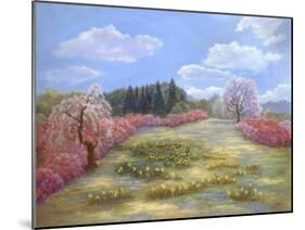 Azalea Meadow-Judy Mastrangelo-Mounted Giclee Print