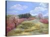 Azalea Meadow-Judy Mastrangelo-Stretched Canvas