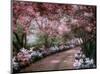 Azalea Walk-Diane Romanello-Mounted Art Print