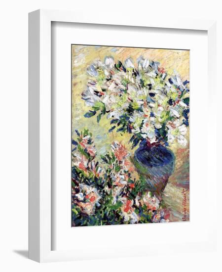 Azaleas, 1885-Claude Monet-Framed Premium Giclee Print