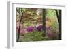 Azaleas and Japanese Maples at Azalea Path Arboretum and Botanical Gardens, Hazleton, Indiana-Richard and Susan Day-Framed Photographic Print