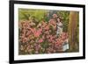 Azaleas, Cypress Gardens, Florida-null-Framed Premium Giclee Print