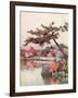 Azaleas in a Kyoto Garden-Ella Du Cane-Framed Giclee Print