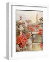 Azaleas, Kyoto-Ella Du Cane-Framed Giclee Print