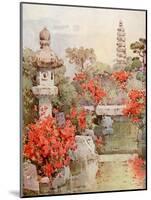 Azaleas, Kyoto-Ella Du Cane-Mounted Giclee Print