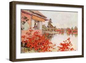 Azaleas, Nagaoka-Ella Du Cane-Framed Giclee Print