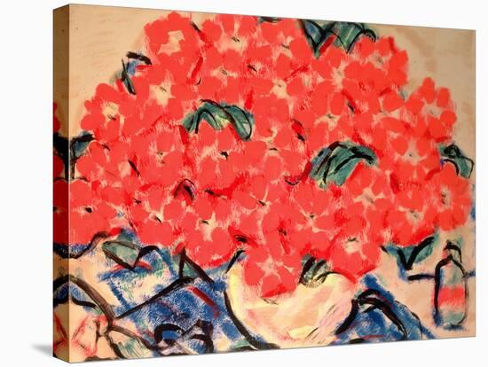 Azaleas (W/C)-Christian Rohlfs-Stretched Canvas