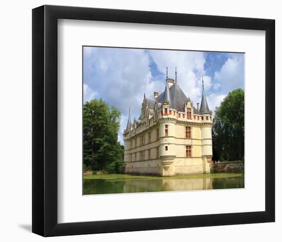 Azay Le Rideau Castle France-null-Framed Art Print