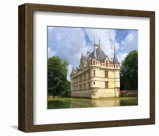 Azay Le Rideau Castle France-null-Framed Art Print