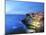 Azenhas Do Mar at Night, Near Sintra, in Front of the Atlantic Ocean. Portugal-Mauricio Abreu-Mounted Photographic Print