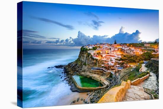 Azenhas Do Mar, Portugal Coastal Town-Sean Pavone-Stretched Canvas