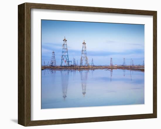 Azerbaijan, Abseron Peninsula, Oil Fields-Jane Sweeney-Framed Photographic Print