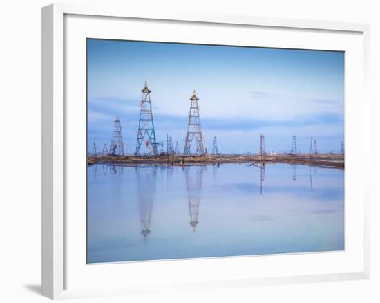 Azerbaijan, Abseron Peninsula, Oil Fields-Jane Sweeney-Framed Photographic Print