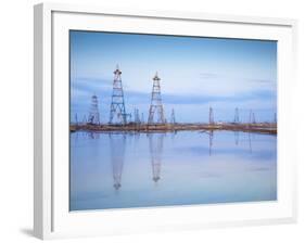 Azerbaijan, Abseron Peninsula, Oil Fields-Jane Sweeney-Framed Photographic Print