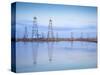 Azerbaijan, Abseron Peninsula, Oil Fields-Jane Sweeney-Stretched Canvas