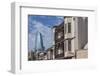 Azerbaijan, Baku. Old City and Flame Towers-Walter Bibikow-Framed Photographic Print