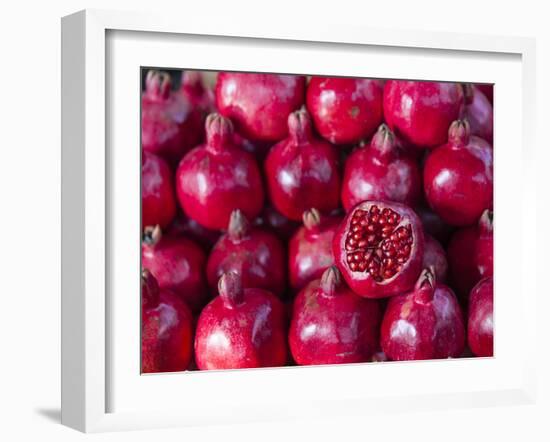 Azerbaijan, Baku, Ticaret Market, Pomegranate-Jane Sweeney-Framed Photographic Print