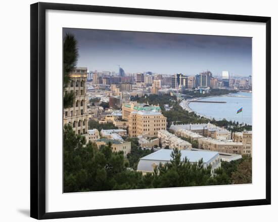 Azerbaijan, Baku, View of Baku Bay-Jane Sweeney-Framed Photographic Print