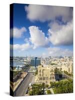 Azerbaijan, Baku, View of City Looking Towards Government House-Jane Sweeney-Stretched Canvas