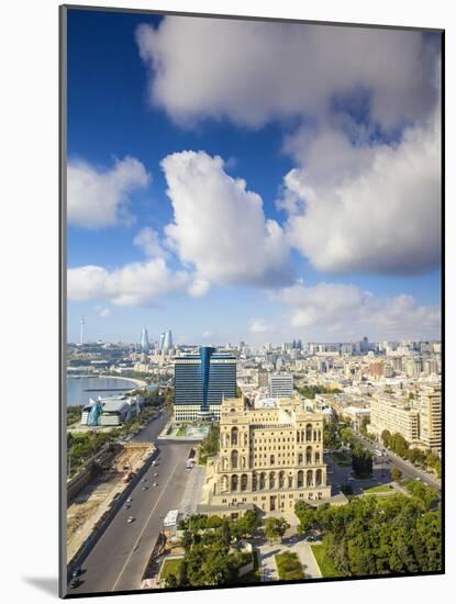 Azerbaijan, Baku, View of City Looking Towards Government House-Jane Sweeney-Mounted Photographic Print