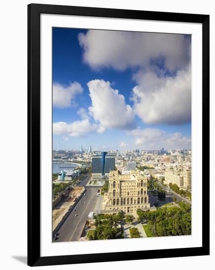 Azerbaijan, Baku, View of City Looking Towards Government House-Jane Sweeney-Framed Photographic Print