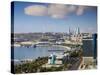 Azerbaijan, Baku, View of City Looking Towards Hilton Hotel-Jane Sweeney-Stretched Canvas