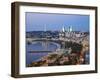 Azerbaijan, Baku, View of City Looking Towards the Baku Business Center on the Bulvur-Jane Sweeney-Framed Photographic Print