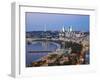 Azerbaijan, Baku, View of City Looking Towards the Baku Business Center on the Bulvur-Jane Sweeney-Framed Photographic Print