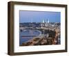 Azerbaijan, Baku, View of City Looking Towards the Baku Business Center on the Bulvur-Jane Sweeney-Framed Photographic Print