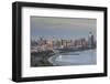 Azerbaijan, Baku. View of city skyline from the west.-Walter Bibikow-Framed Photographic Print