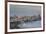 Azerbaijan, Baku. View of city skyline from the west.-Walter Bibikow-Framed Photographic Print