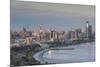 Azerbaijan, Baku. View of city skyline from the west.-Walter Bibikow-Mounted Photographic Print