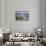 Azerbaijan, Kish. View of the snowcapped Caucasus Mountains.-Walter Bibikow-Framed Stretched Canvas displayed on a wall