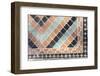 Azerbaijan, Sheki. A Geometric Pattern on the Side of the Palace of Shaki Khans-Alida Latham-Framed Photographic Print