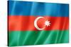 Azerbaijani Flag-daboost-Stretched Canvas