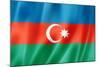 Azerbaijani Flag-daboost-Mounted Art Print