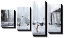 City Bridge-Aziz Kadmiri-Stretched Canvas