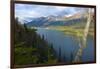 Azouzetta Lake and the Murray Range in Pine Pass on Highway 97, the Hart Highway-Richard Wright-Framed Photographic Print