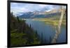 Azouzetta Lake and the Murray Range in Pine Pass on Highway 97, the Hart Highway-Richard Wright-Framed Photographic Print