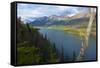 Azouzetta Lake and the Murray Range in Pine Pass on Highway 97, the Hart Highway-Richard Wright-Framed Stretched Canvas