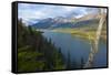 Azouzetta Lake and the Murray Range in Pine Pass on Highway 97, the Hart Highway-Richard Wright-Framed Stretched Canvas