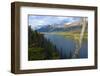 Azouzetta Lake and the Murray Range in Pine Pass on Highway 97, the Hart Highway-Richard Wright-Framed Photographic Print