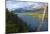 Azouzetta Lake and the Murray Range in Pine Pass on Highway 97, the Hart Highway-Richard Wright-Mounted Photographic Print