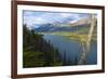 Azouzetta Lake and the Murray Range in Pine Pass on Highway 97, the Hart Highway-Richard Wright-Framed Photographic Print