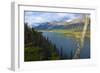 Azouzetta Lake and the Murray Range in Pine Pass on Highway 97, the Hart Highway-Richard Wright-Framed Photographic Print