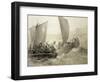 Azov Cossacks Boarding a Turkish Corsair Full of Cherkessk Women on the Coast of the Black Sea-Grigori Grigorevich Gagarin-Framed Giclee Print