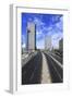 Azrieli Towers.-Stefano Amantini-Framed Premium Photographic Print