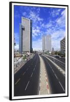 Azrieli Towers.-Stefano Amantini-Framed Premium Photographic Print