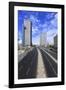 Azrieli Towers.-Stefano Amantini-Framed Photographic Print